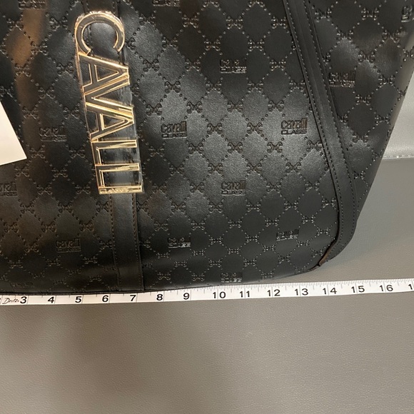 Cavalli Class Black Shopper bag - Picture 2 of 9